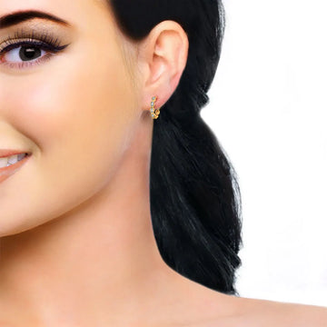 Siri Miri Diamond Hoop Earrings